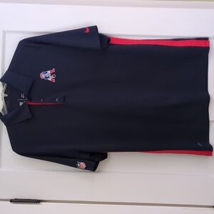 Men's Medium New England Patriots NFL Onfield Apparel/Nike Dri-FIT Onfield Polo